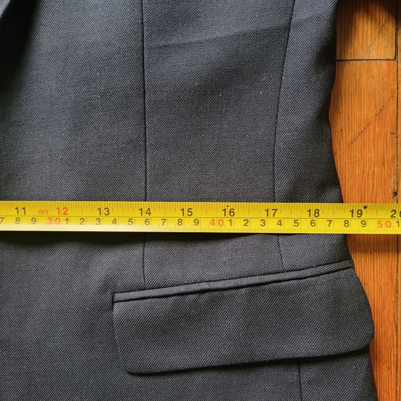 Vintage Jack Fraser Deep Navy Wool Blazer, sz 38S - Picture 14 of 14